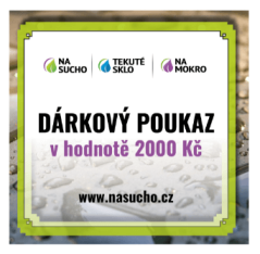 Dárkový poukaz NaSucho 2000 Kč