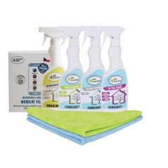 Vyzkoušej mě / komplet domácnost + 2x utěrka