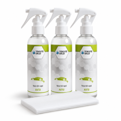 Nano štít rapid auto  rodinné akční balení  3 x 200 ml+6 x ubrousek