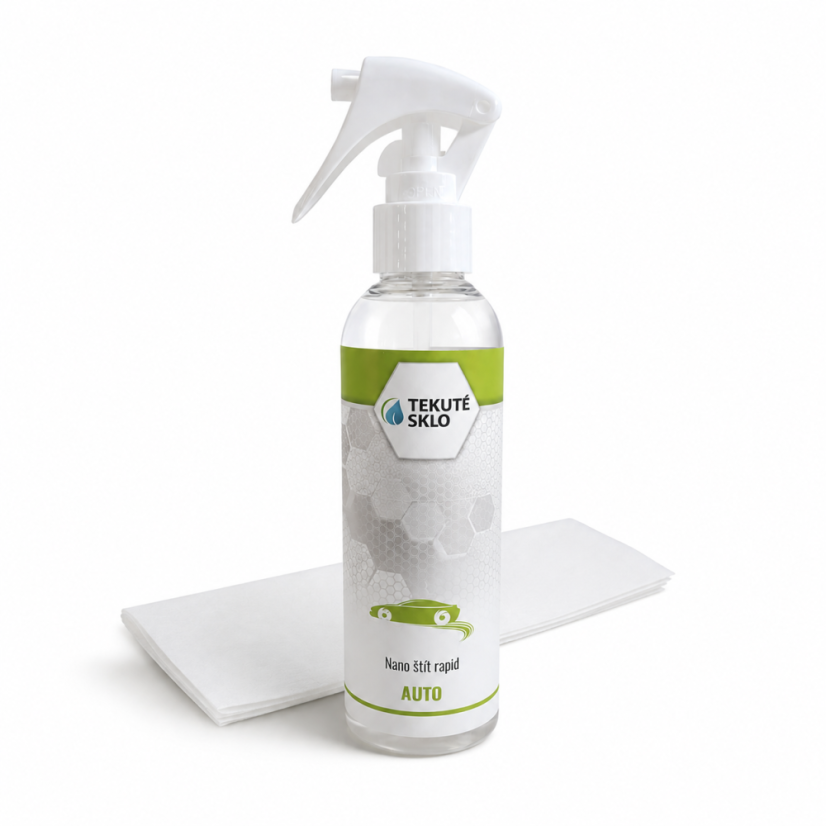 Nano štít rapid auto 200 ml+2 x ubrousek