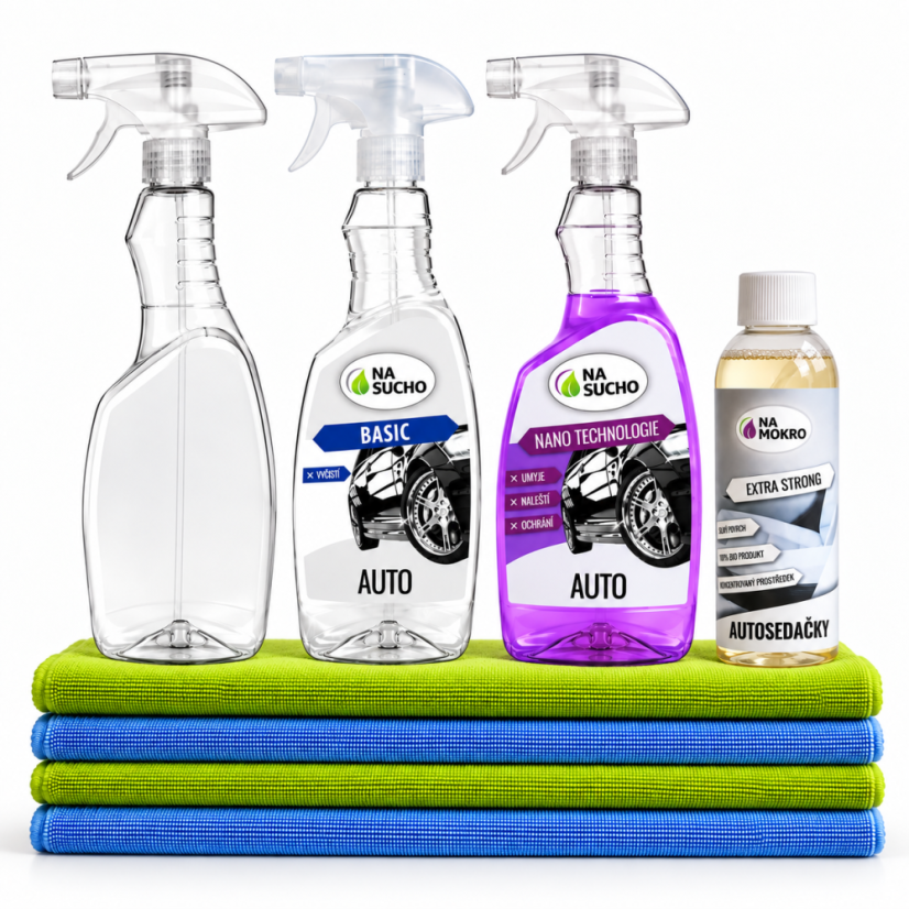 Péče o interiér  auto / textil + 4x utěrka