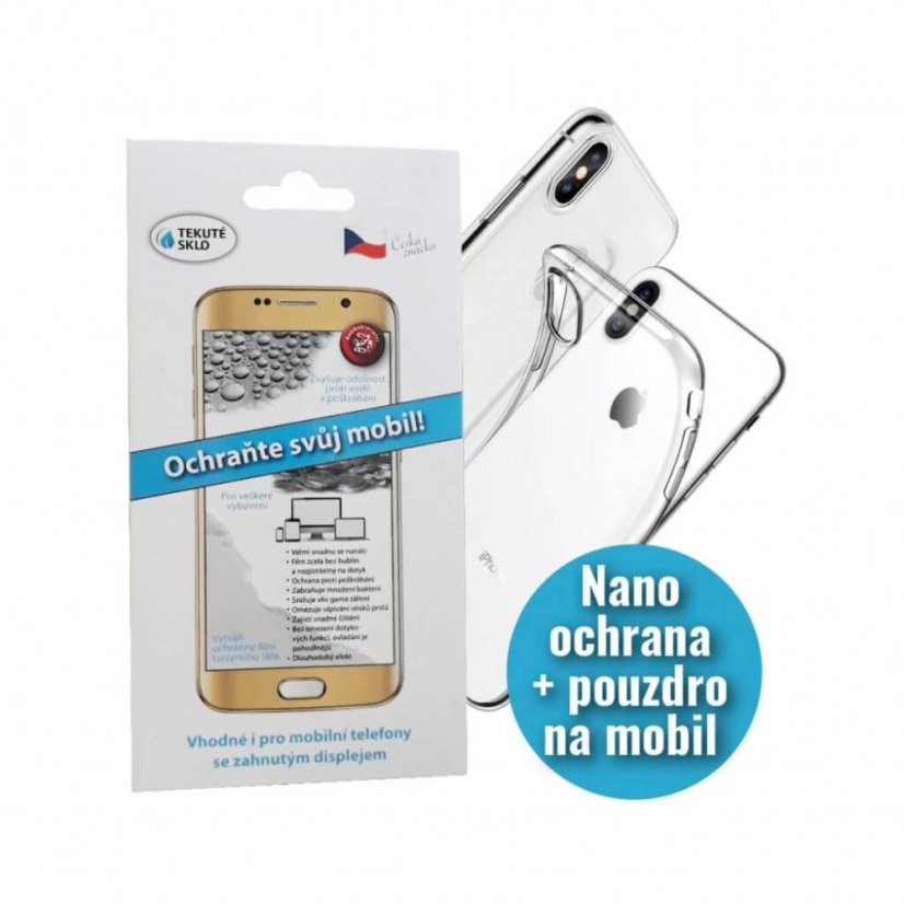 NANO ochrana mobilu 10ml + TPU ochranné pouzdro - Xiaomi Redmi note 5 - Typ mobilu: Samsung S8 NANO ochrana mobilu 10ml + TPU ochranné pouzdro - Xiaomi Redmi note 5 - Typ mobilu: Samsung S8