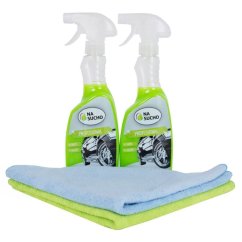 2x 500ml Profesional čistič auto + 2x utěrka