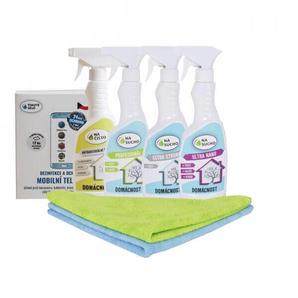 Vyzkoušej mě / komplet domácnost + 2x utěrka Vyzkoušej mě / komplet domácnost + 2x utěrka