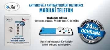 Antivirová dezinfekce mobilní telefon
