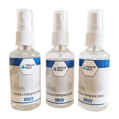 Nano ochrana a impregnace obuv rodinné akční balení textil 3x 50ml.
