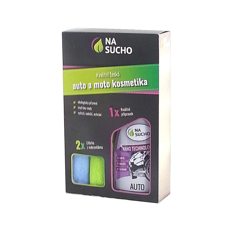 Dárkové balení 500ml / Ultra nano čistič auto + 2x utěrky Dárkové balení 500ml / Ultra nano čistič auto + 2x utěrky