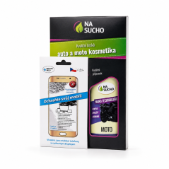Dárkové balení 500ml / Ultra nano moto 2x utěrka + Nano ochrana mobilu