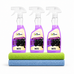 3x 500ml Ultra nano čistič moto + 2x utěrka