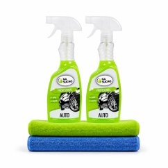 2x 500ml Profesional čistič auto + 2x utěrka