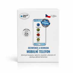 Antivirová dezinfekce mobilní telefon 12x