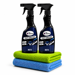 2x 500 ml Tekutý nano vosk moto+2x utěrka