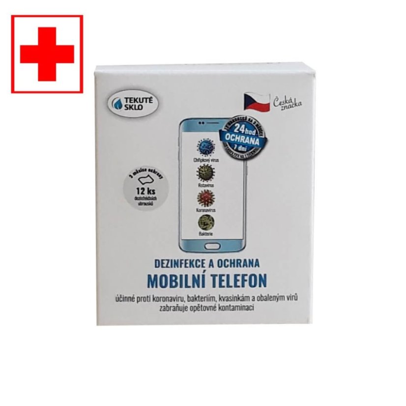 Antivirová dezinfekce mobilní telefon 12x Antivirová dezinfekce mobilní telefon 12x