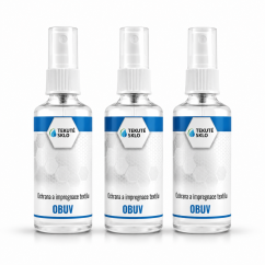 Nano ochrana a impregnace obuv rodinné akční balení textil 3x 50ml.