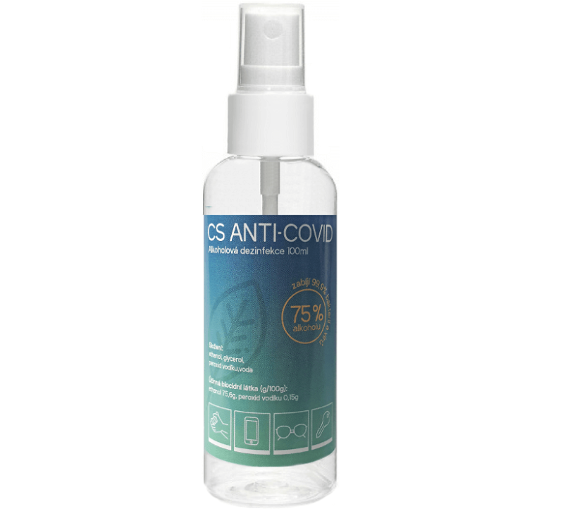 CS anti-COVID 100ml (75% alkoholu) CS anti-COVID 100ml (75% alkoholu)