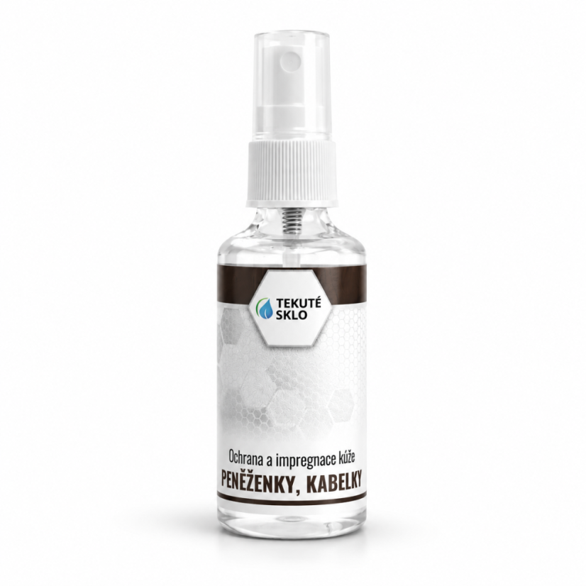 Nano ochrana a impregnace penězěnky kabelky kůže 50ml. Nano ochrana a impregnace penězěnky kabelky kůže 50ml.